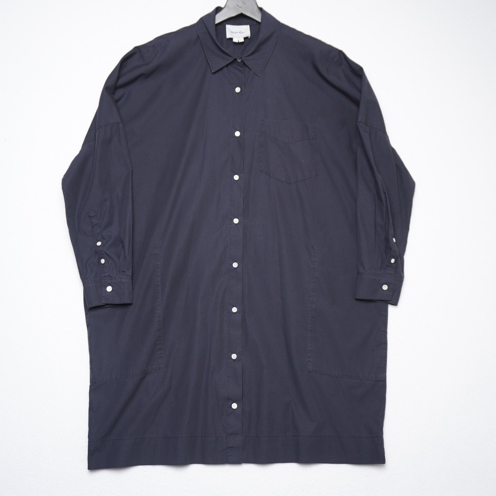 Steven Alan Minimalist Tunic Blouse Oversized Longline Shirt Small